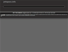 Tablet Screenshot of jetispace.info